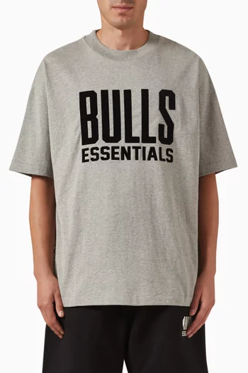 Bulls Logo T-shirt in Jersey