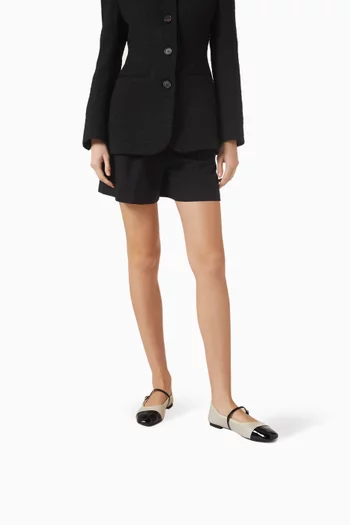 Georgiana Mary Jane Flats in Leather