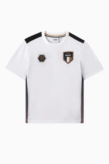 Logo-patch T-shirt in Jersey