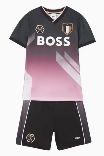 Logo-print T-shirt in Jersey