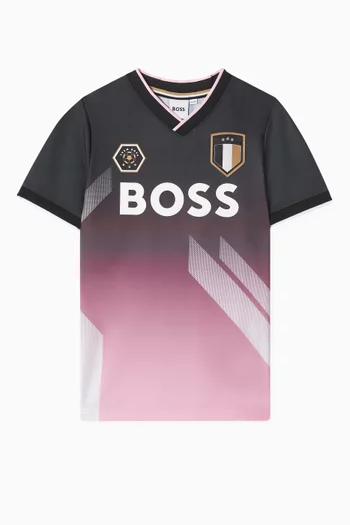 Logo-print T-shirt in Jersey
