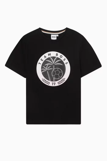 Team BOSS T-shirt in Cotton