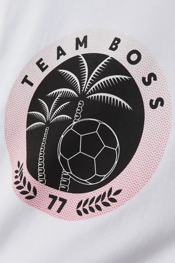 Team BOSS T-shirt in Cotton