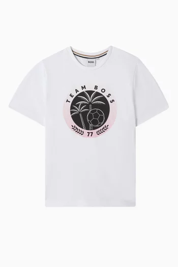 Team BOSS T-shirt in Cotton