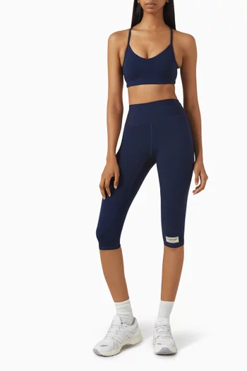 V-neck Sports Bra in Recycled Softskin