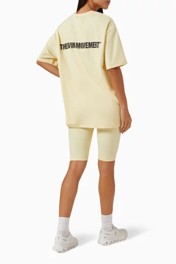 Oversized T-shirt in Recycled Softskin