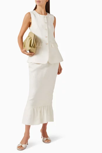 Matilda Gilet in Linen