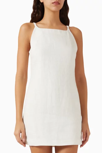Neve Mini Dress in Linen