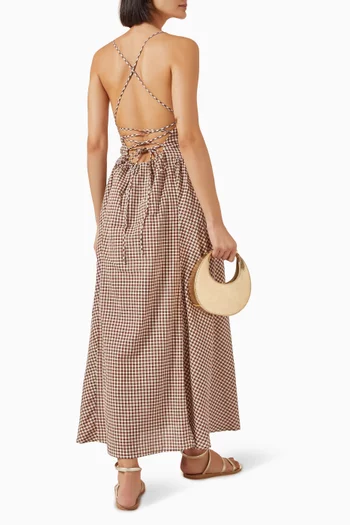 Callie Midi Dress in Cotton