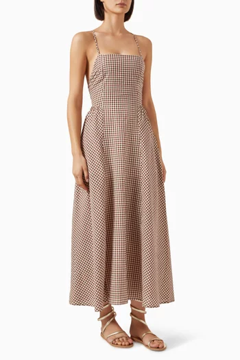 Callie Midi Dress in Cotton