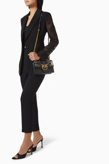 Mini Light Love Shoulder Bag in Leather