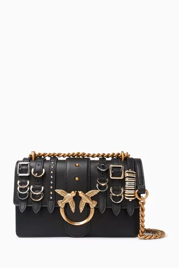 Mini Light Love Shoulder Bag in Leather