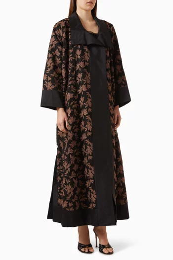 Embroidered Abaya in Chiffon