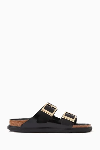 Arizona Droplet Sandals in Patent Leather