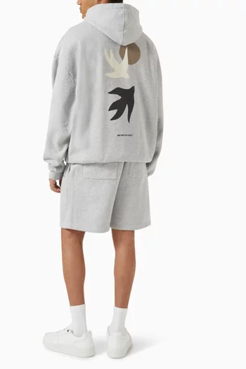 Swallow Oversized Hoodie in Cotton