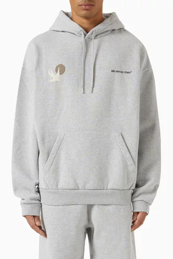 Swallow Oversized Hoodie in Cotton