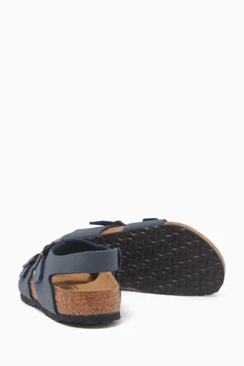 New York Sandals in Birko-Flor® & Suede