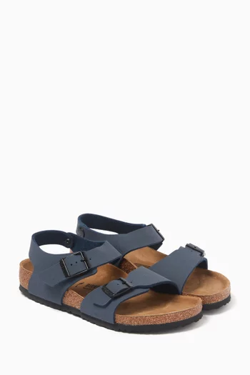 New York Sandals in Birko-Flor® & Suede