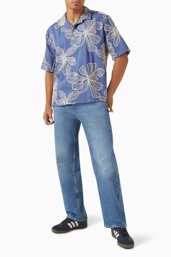 Mid-rise Straight-leg Jeans