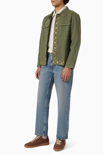 Mid-rise Straight-leg Jeans