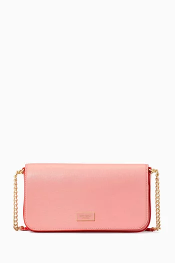 Serena Chain Wallet in Leather