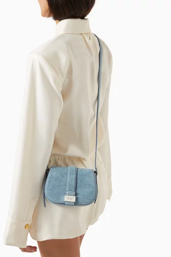 Nouveau Saddle Bag in Denim