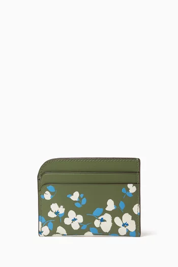 Devin Card Case in Leather