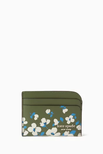 Devin Card Case in Leather