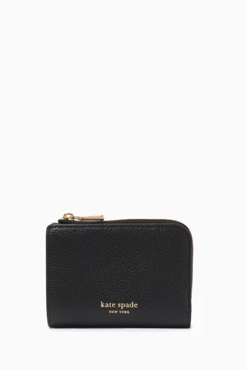 Ava Zip Bifold wallet in Leather