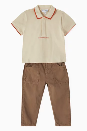 Large-pocket Pants in Denim