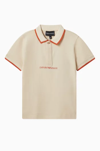 تي شيرت بولو بشعار EA قطن