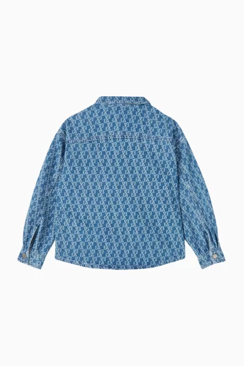 EA Logo Shirt in Denim