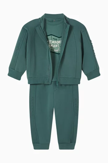 سويت شيرت بتطريز شعار الماركة