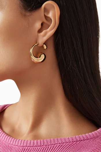 Drop Earrings in 18kt Gold-plated Sterling Silver
