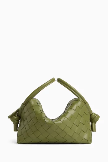 Loop Top-handle Bag in Intrecciato Leather