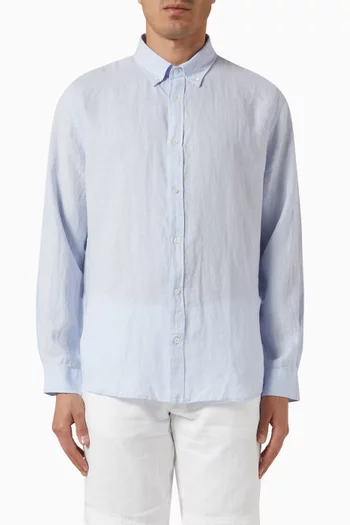 Martin Shirt in French Linen