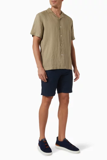 Edmund Bermuda Shorts in Linen