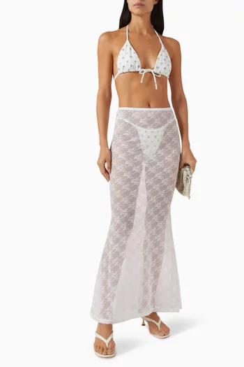 Natalia Maxi Skirt in Lace