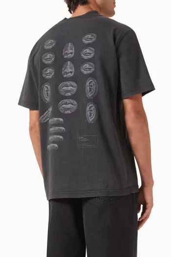 Senses T-shirt in Cotton