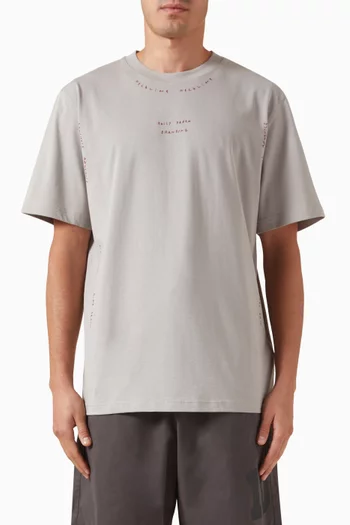 Wet Weather Written T-shirt in Cotton
