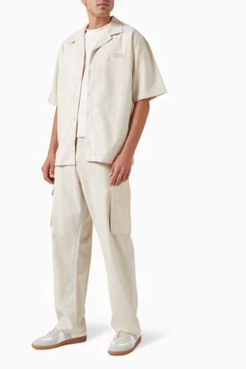 Cargo Pants in Linen-blend