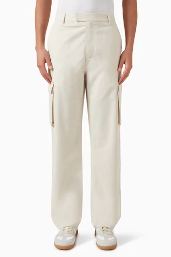 Cargo Pants in Linen-blend