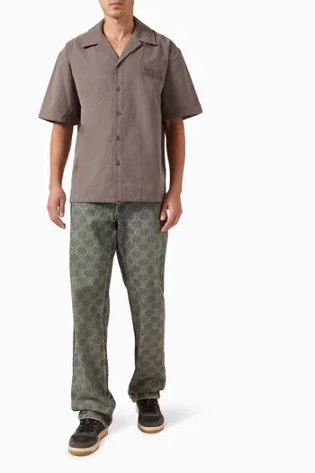 Chain Stitch Shirt in Cotton