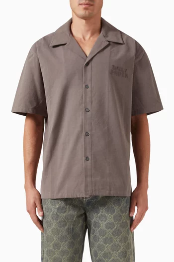 Chain Stitch Shirt in Cotton