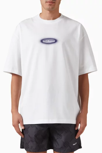 Dotted Logo T-shirt in Cotton