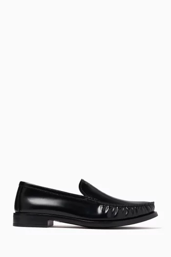 Logo Loafers in Leather