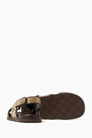GG Sandals in Canvas