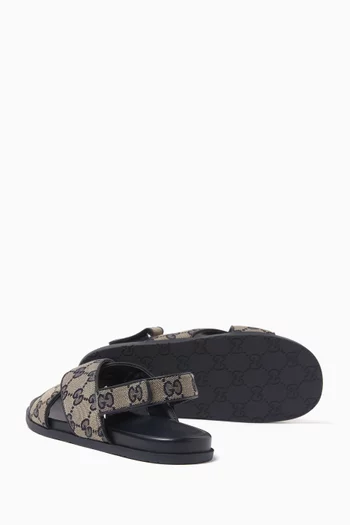 GG Sandals in Canvas