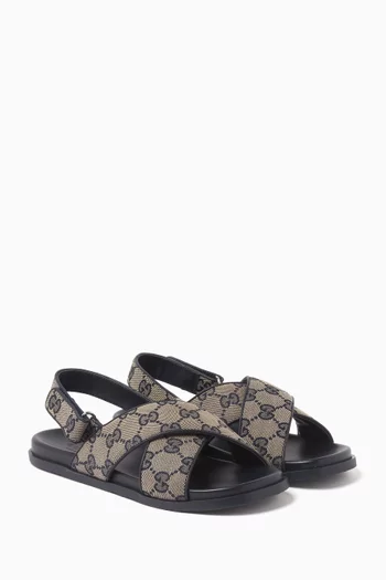 GG Sandals in Canvas
