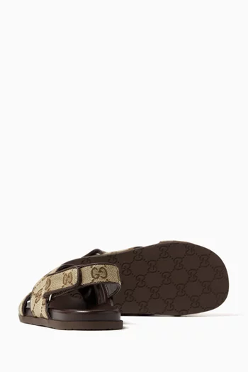 GG Sandals in Canvas